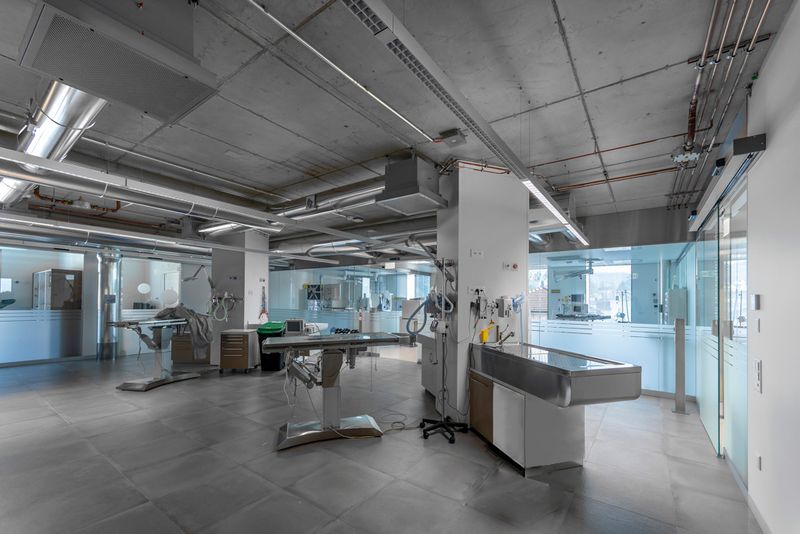 Ospedale Veterinario la Trinità – locale pre-operatorio – deltaZERO SA